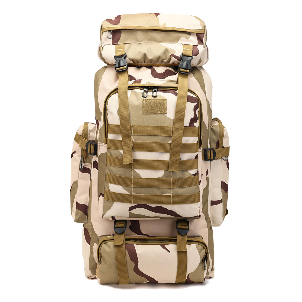 RYNX | Tactical Backpack 80L – For Carefree Adventures Sahara