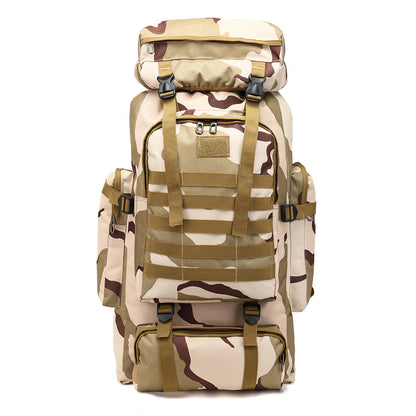 RYNX | Tactical Backpack 80L – For Carefree Adventures Sahara