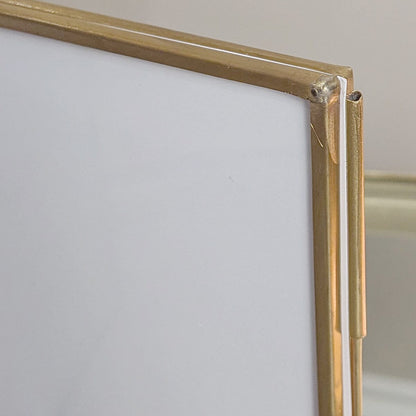 Rynx | Emere Brass & Glass Double Photo Frame