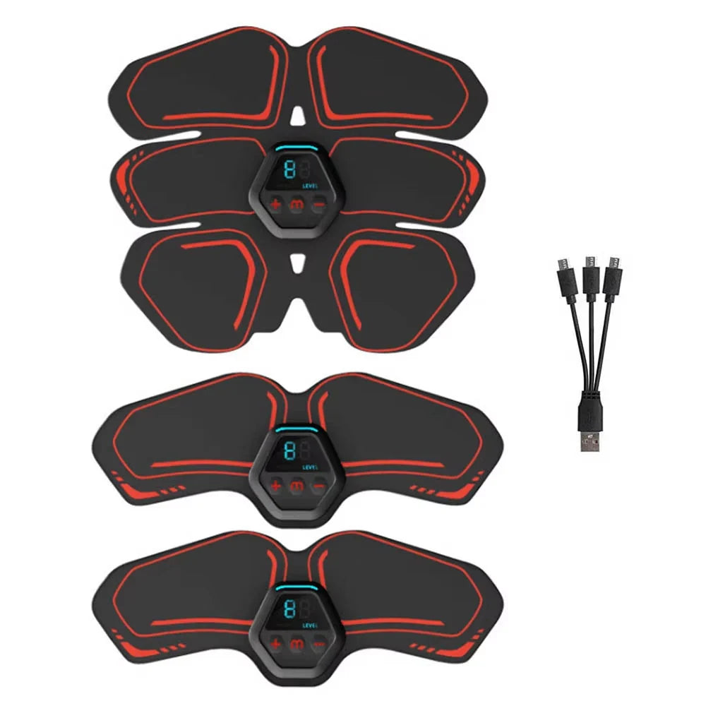 Rynx | EMS Muscle Stimulator LCD Screen USB Rechargeable Portable Trainer