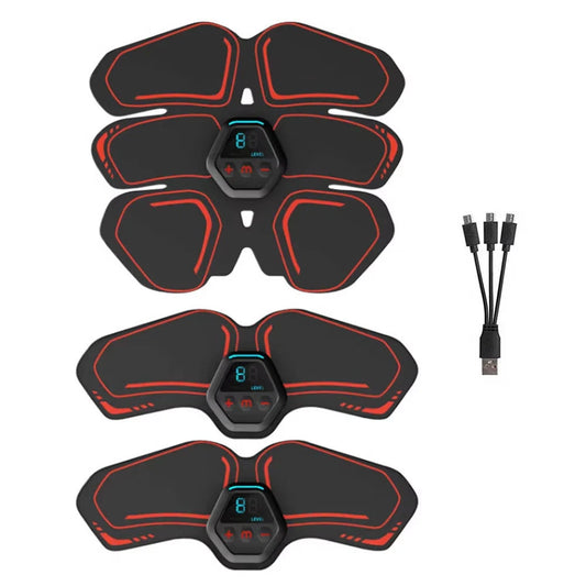 Rynx | EMS Muscle Stimulator LCD Screen USB Rechargeable Portable Trainer
