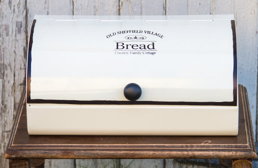 Rynx | Old Sheffield Village Inspired Enamel Breadbox