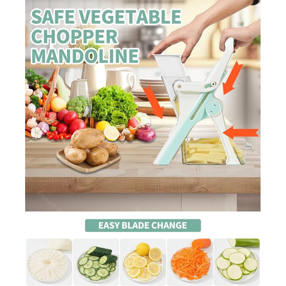 Rynx | Enleber™ Upright Mandolin Slicer Safe Vegetable Chopper