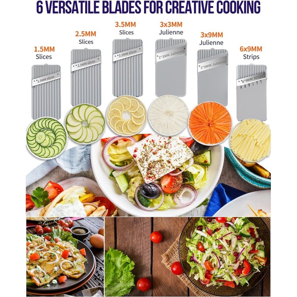 Rynx | Enleber™ Upright Mandolin Slicer Safe Vegetable Chopper