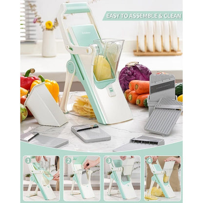 Rynx | Enleber™ Upright Mandolin Slicer Safe Vegetable Chopper
