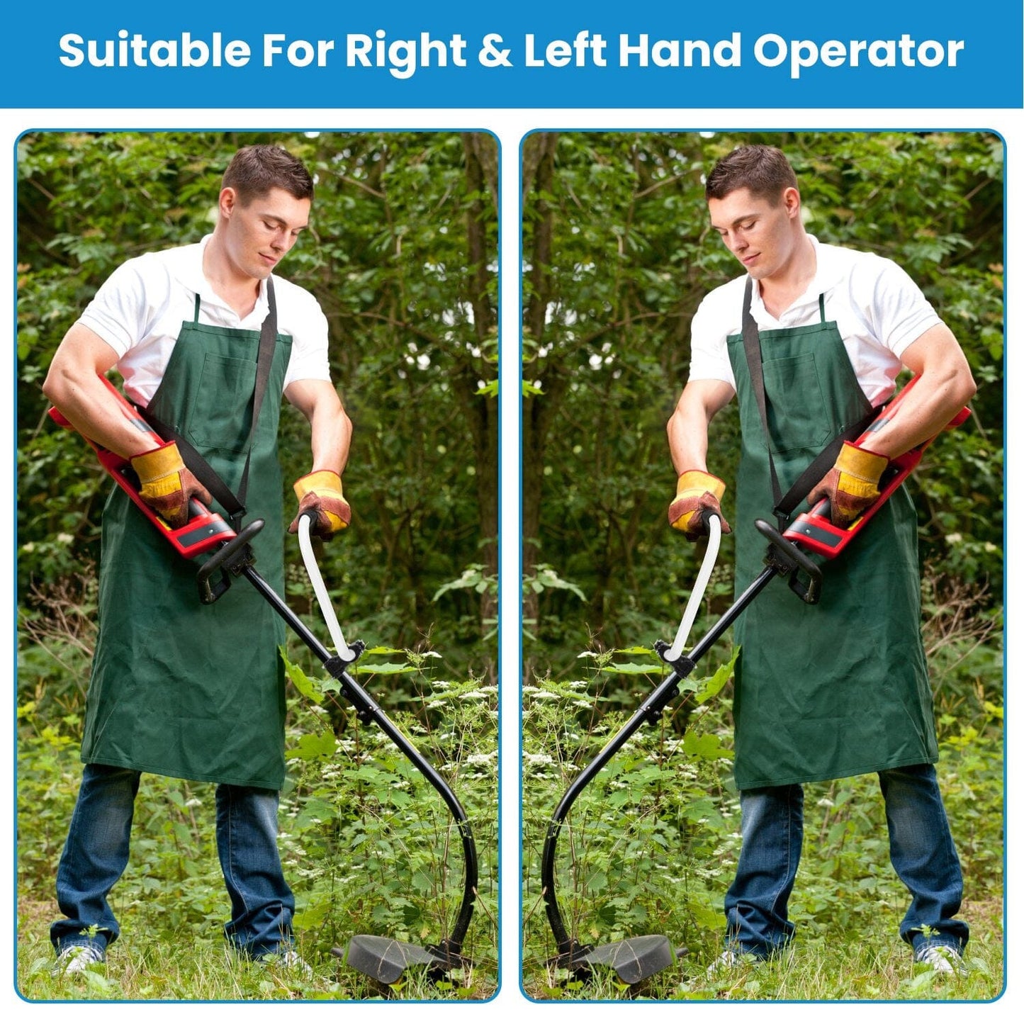 Rynx | Ergonomic Trimmer Handle Grip with Shoulder Strap