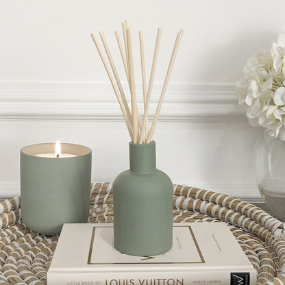 Rynx | Evergreen Luxury Salvgreen Reed Diffuser - Apple, Pine, Patchouli & Lavender