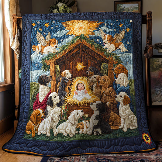 Rynx | Christmas Dog Angel Quilt