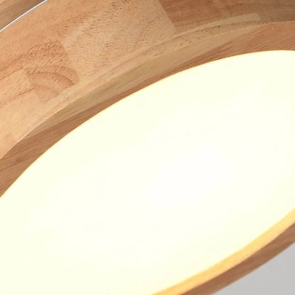 Rynx | Round Ceiling Lamp In Wood – Warmth And Style For Any Interior