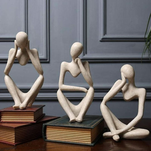 Rynx | The Thinker - Figurative Art Sculpture