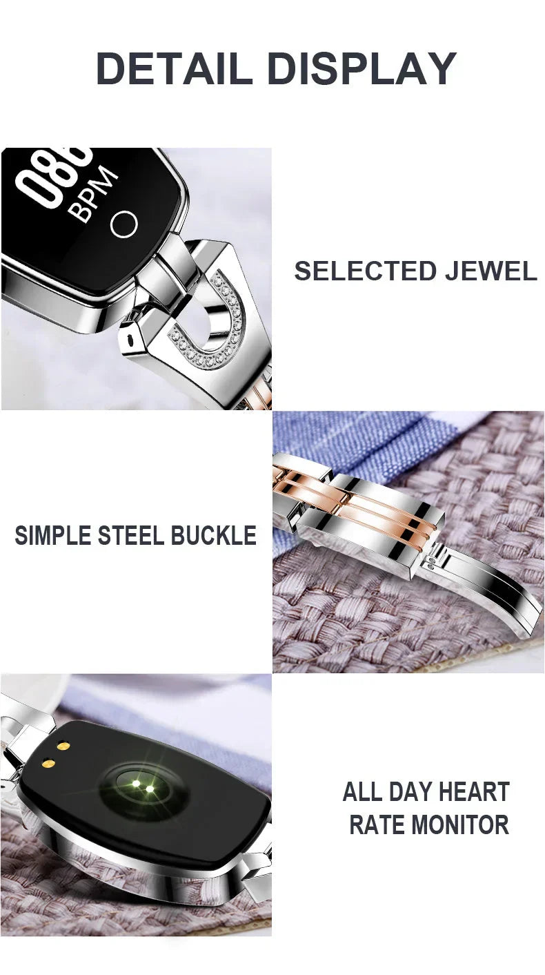 RYNX | Smart Fitness Bracelet With Hr And Blood Pressure Monitor For Women