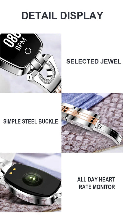 RYNX | Smart Fitness Bracelet With Hr And Blood Pressure Monitor For Women