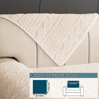 Rynx | 1pc Sofa Slipcover - Pet Dog Friendly, Fuzzy Non-Slip, Breathable Sofa Cover for Bedroom, Office, Living Room Decor