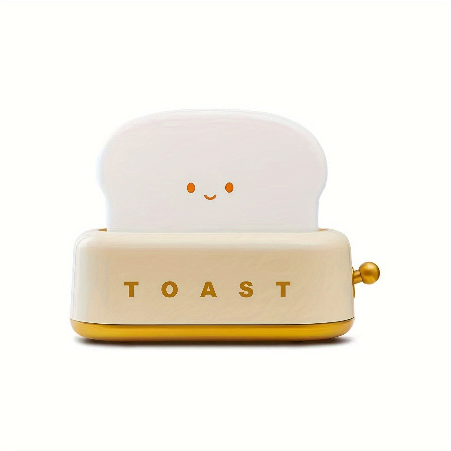 Rynx | LumiToast - Sweet USB Rechargeable LED Toaster Table Lamp, 3000K Warm Light