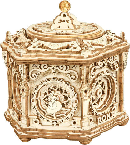 Rynx | DIY Mechanical Music Box Kit 3D Wooden Puzzle Box