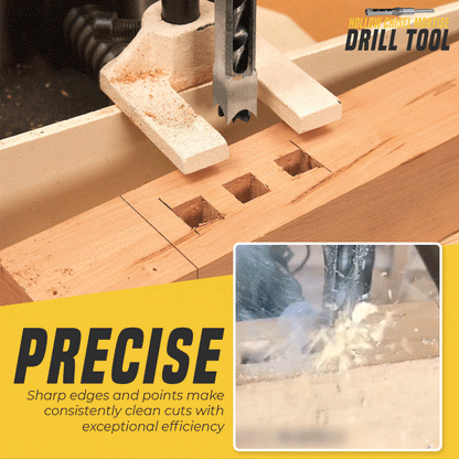 Rynx | Hollow chisel bit – Precise square hole wood tool