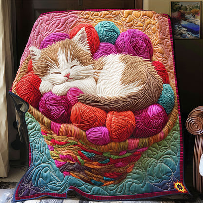 Rynx | Kitten In Wool Basket Quilt