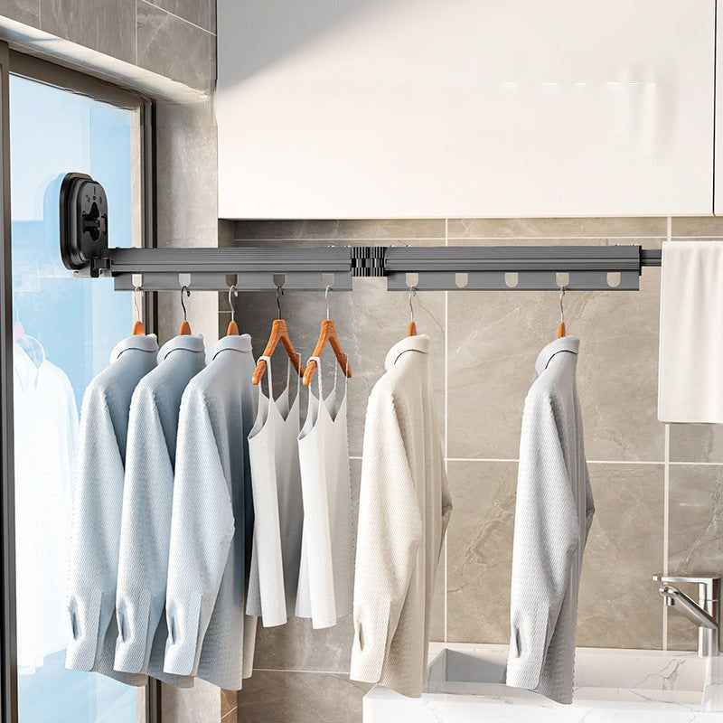 Rynx | Mounted Foldable Clothes Drying Rack With Suction Cup