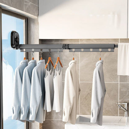 Rynx | Mounted Foldable Clothes Drying Rack With Suction Cup