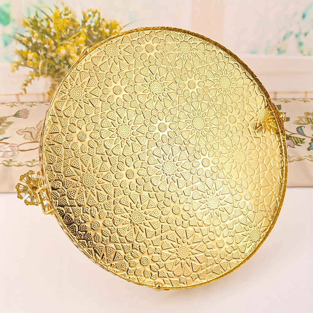Rynx | VintageServe - Layered Metal Fruit Bowl