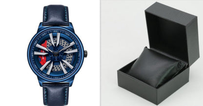 Rynx | Men's Creative Cool Dial Rotating Wheel Quartz Watch