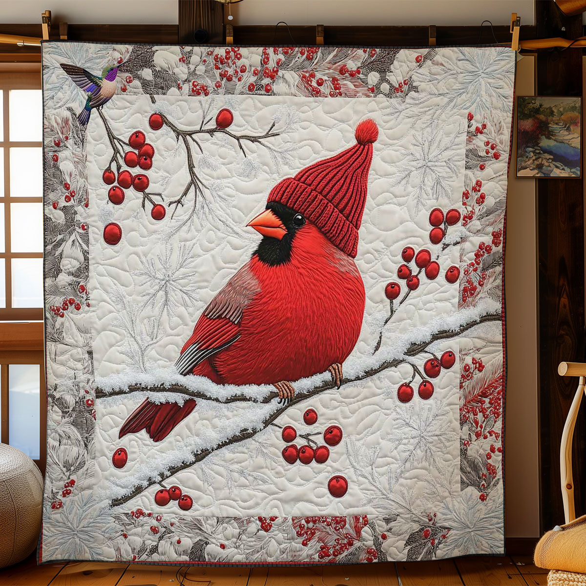 Rynx | Knit Beanie Cardinal Quilt