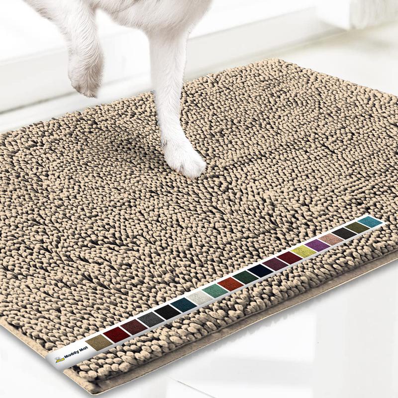 Rynx | Absorbent Chenille Entryway Rug – Non-Slip & Easy to Clean