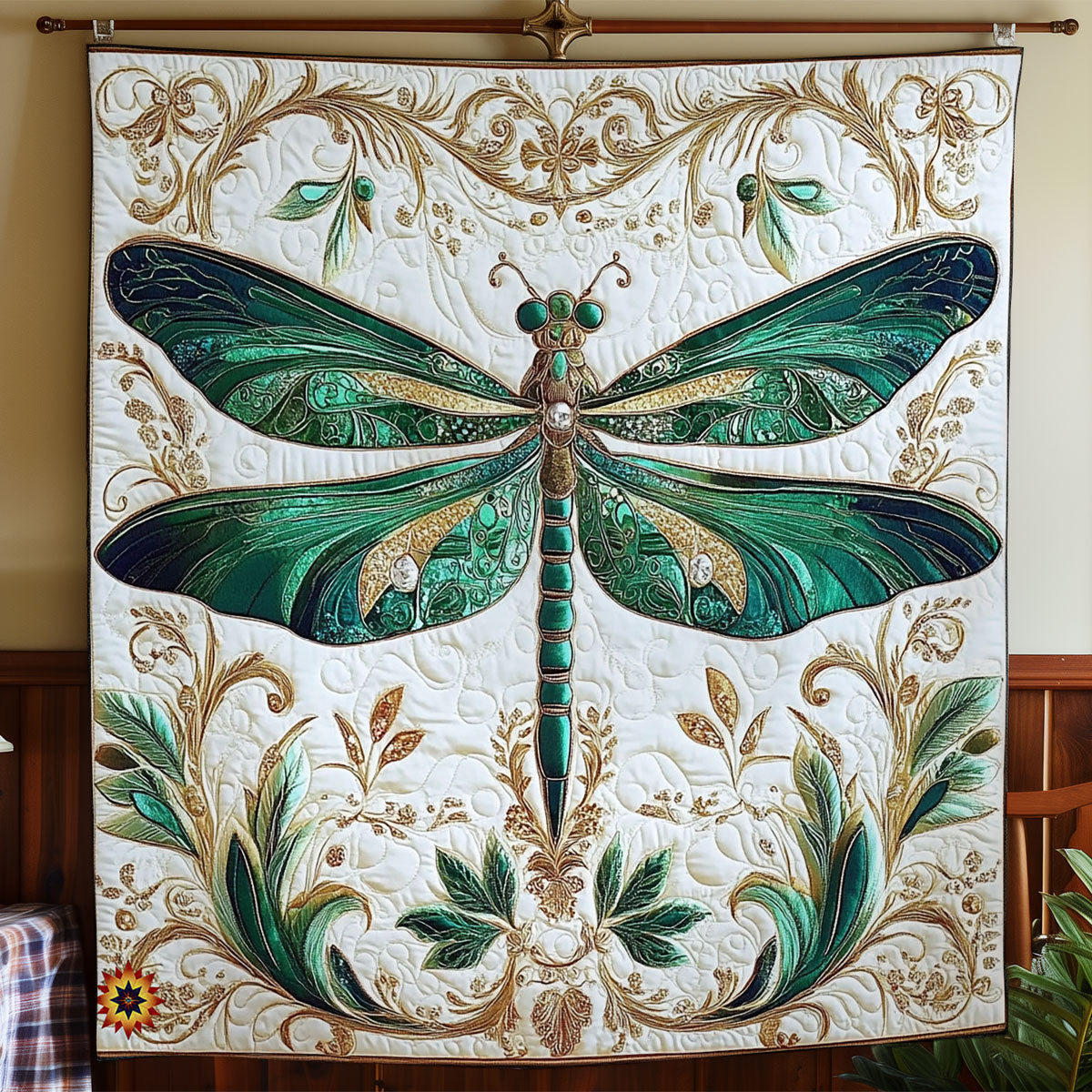 Rynx | Green Dragonfly Quilt