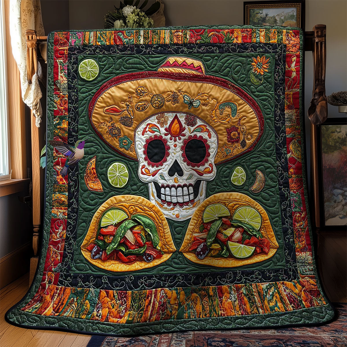 Rynx | Sombrero Skull Quilt