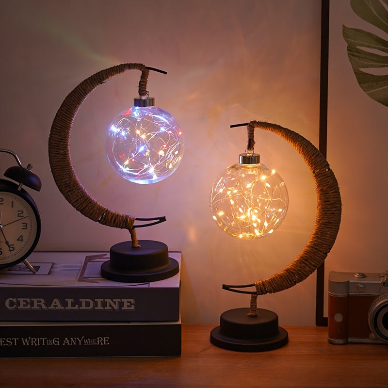 Rynx | MaanLys - Smedjern LED Table Lamp With Decorative Desk Lamp Design