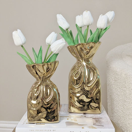 Rynx | Gildora - Golden Vases for Modern Spaces