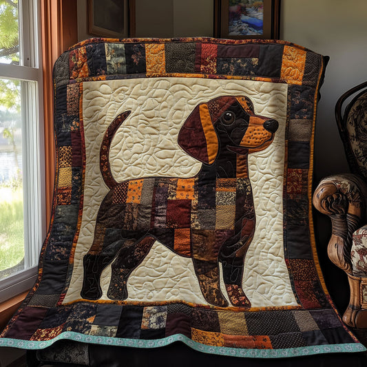 Rynx | Dachshund Brown Quilt