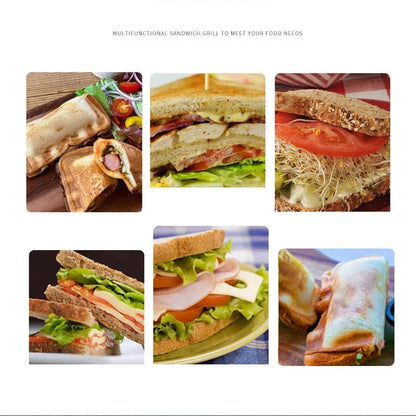 Rynx | Double-sided sandwich pan – Non-stick aluminum breakfast roaster
