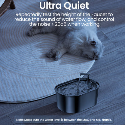 Rynx | Stainless Steel Automatic Pet Water Fountain
