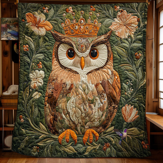 Rynx | King Owl In The Woods Quilt