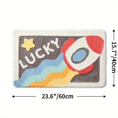 Rynx | Super absorbent non-slip bath mat for bathroom and toilet - Milo