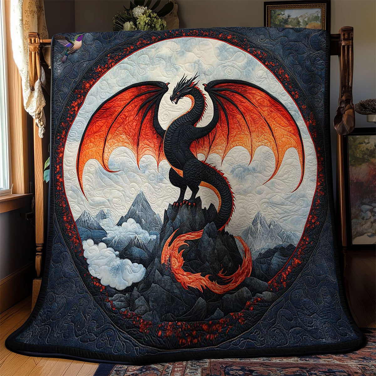 Rynx | Mountain Dragon Throne Quilt