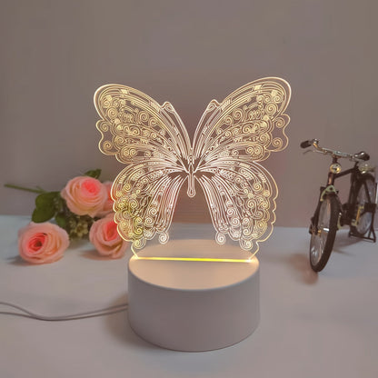 Rynx | ButterflyGlow - 3D LED Night Light with Geometric Design