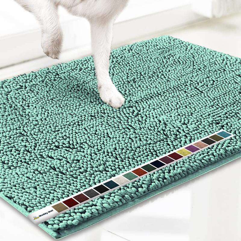Rynx | Absorbent Chenille Entryway Rug – Non-Slip & Easy to Clean