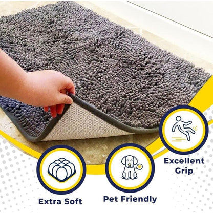 Rynx | Absorbent Chenille Entryway Rug – Non-Slip & Easy to Clean