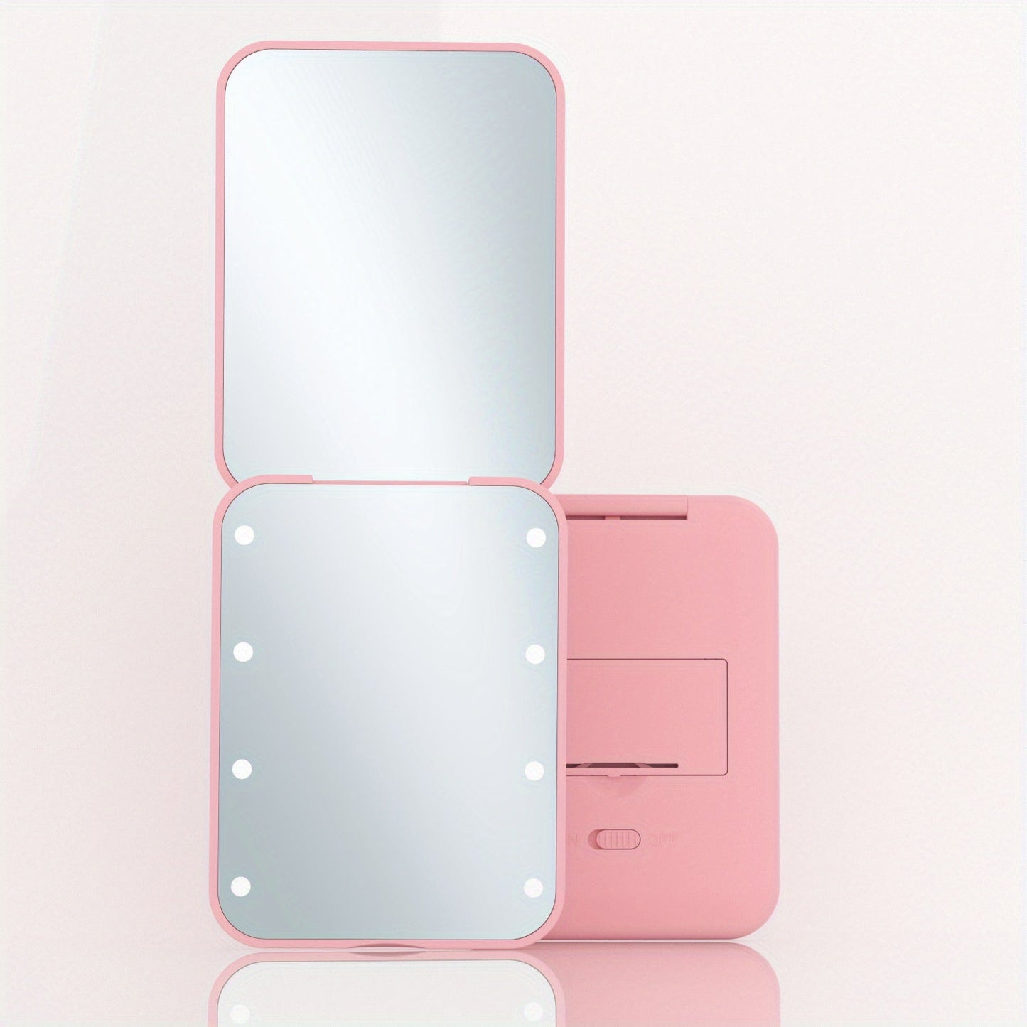 Rynx | Pocket Mirror with LED Light – 1X/3X Magnification, Compact Travel Makeup Mirror, Folding, Handheld, Portable Purse Mirror, Small Lighted Mirror for Gifts