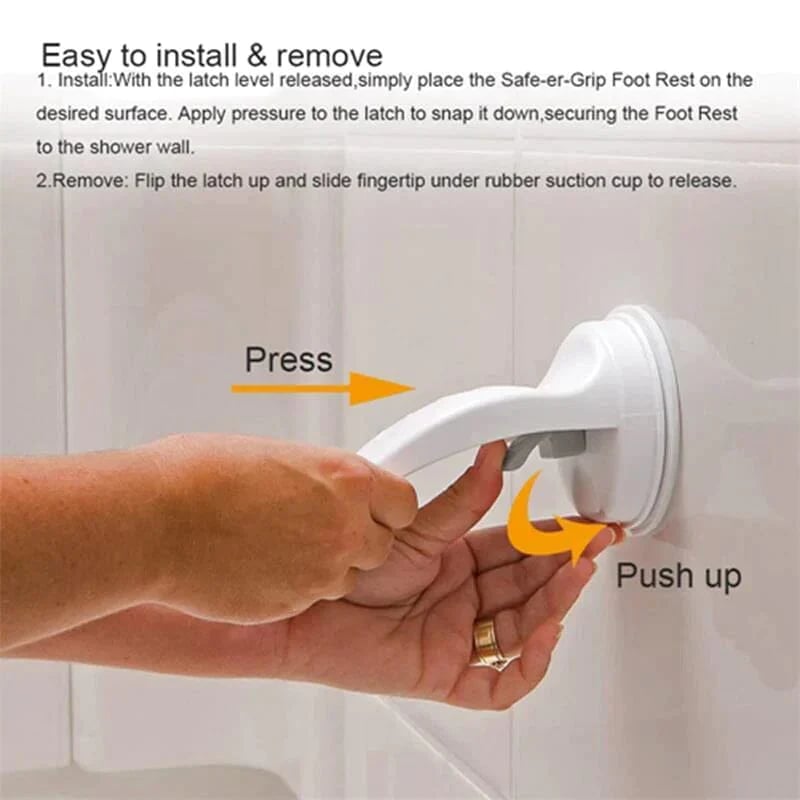 Rynx | Suction Cup Footrest – More safety when shaving in the shower