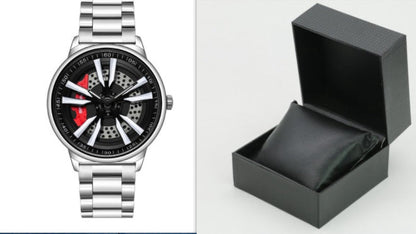 Rynx | Men's Creative Cool Dial Rotating Wheel Quartz Watch