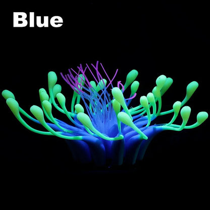 Rynx | Aquarium Glowing Coral Effect Silicone Decoration