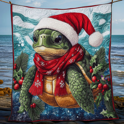 Rynx | Santa Turtle Quilted Blanket