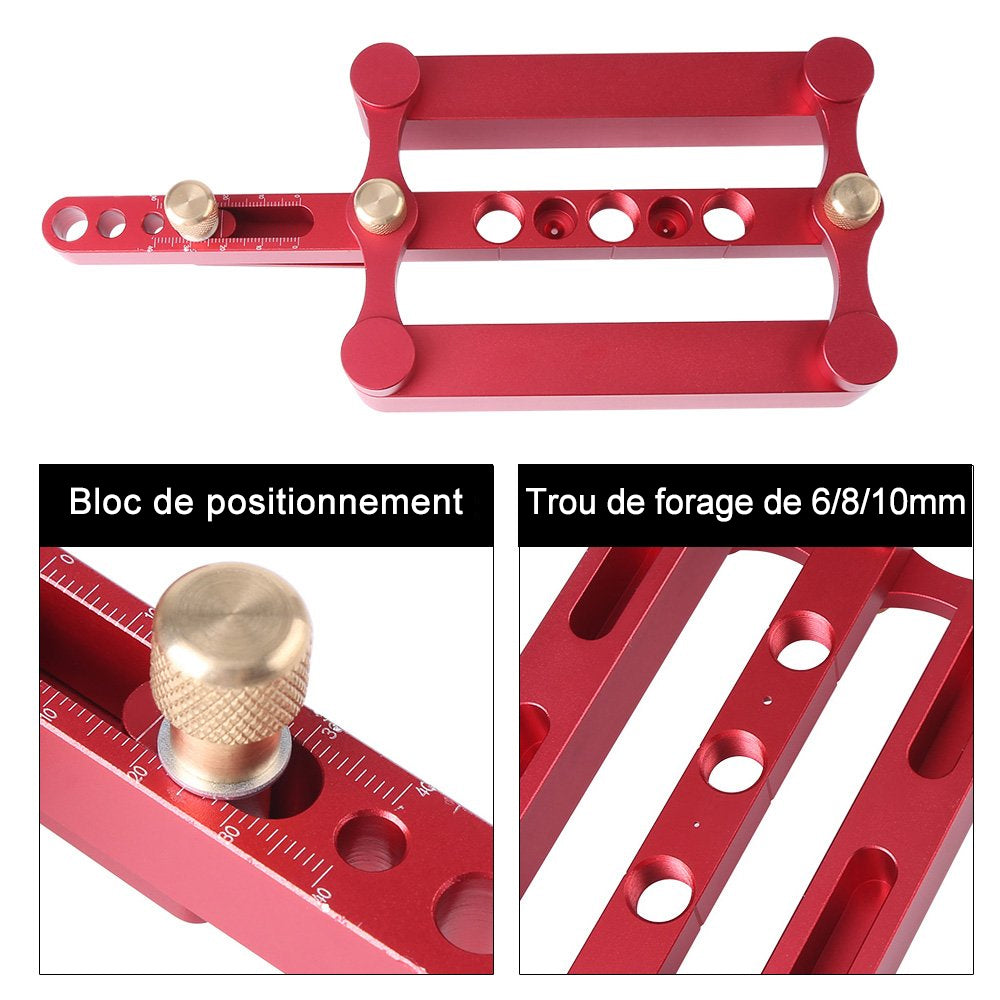 Rynx | Kit for adjustable self-centering drilling jig