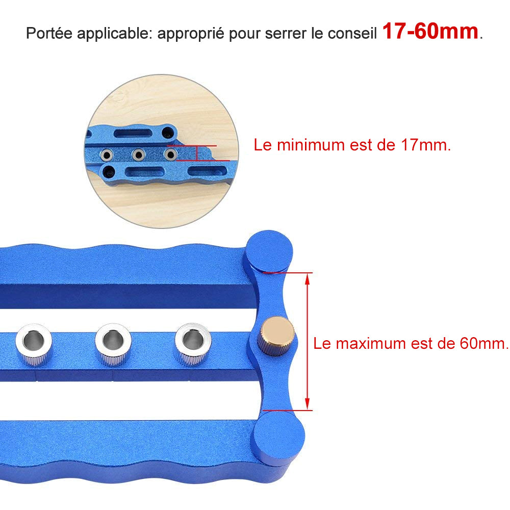 Rynx | Kit for adjustable self-centering drilling jig