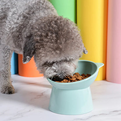 Rynx | Elevated cat and dog bowl with 45-degree incline