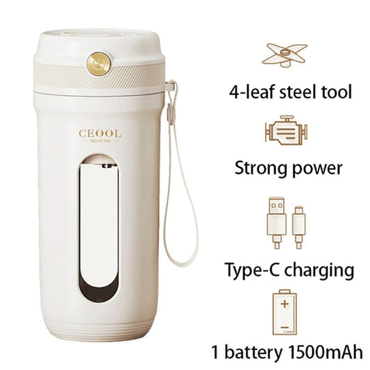 Rynx | 10 Blades Portable USB Rechargeable Smoothie Juicer Cup