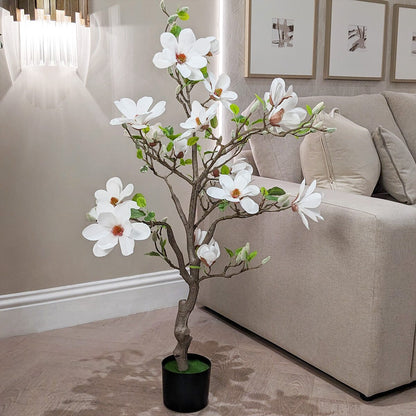 Rynx | Fake White Magnolia Tree - 120cm
